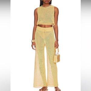 Weworewhat crochet set- tan